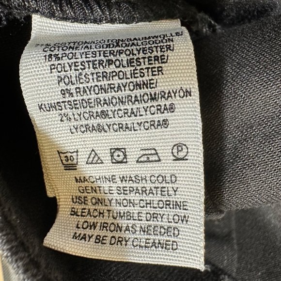 Free People WeThe Free black washed denim split hem boot cut jean Size 27 - Picture 11 of 12